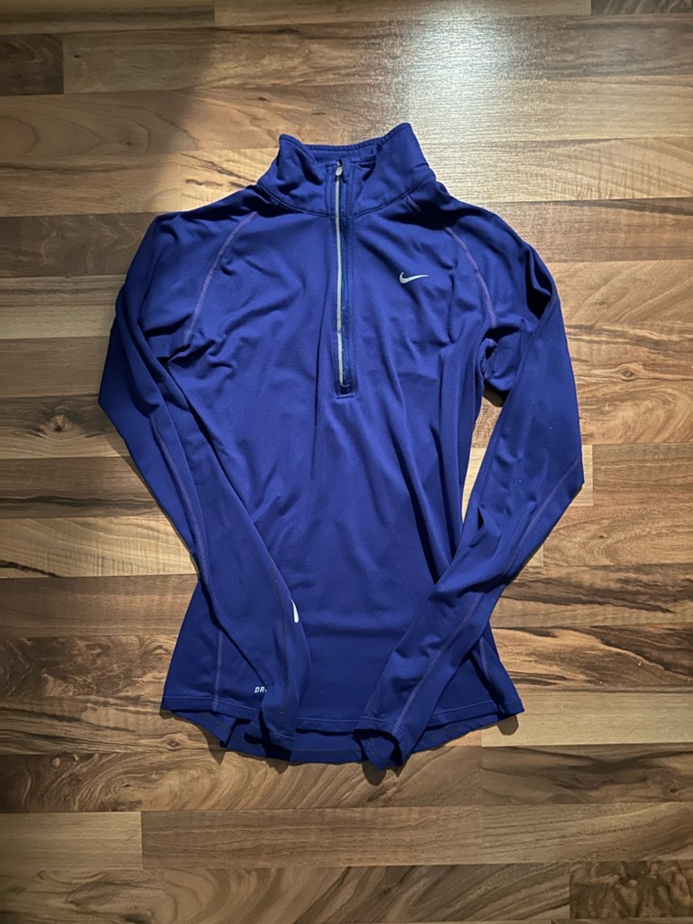 Nike Purple 1/2 Zip Performance Pullover